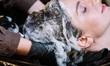 Shampoo - Person Washing Woman's Hair